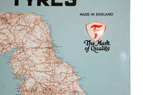 Enamel Firestone Tyres sign