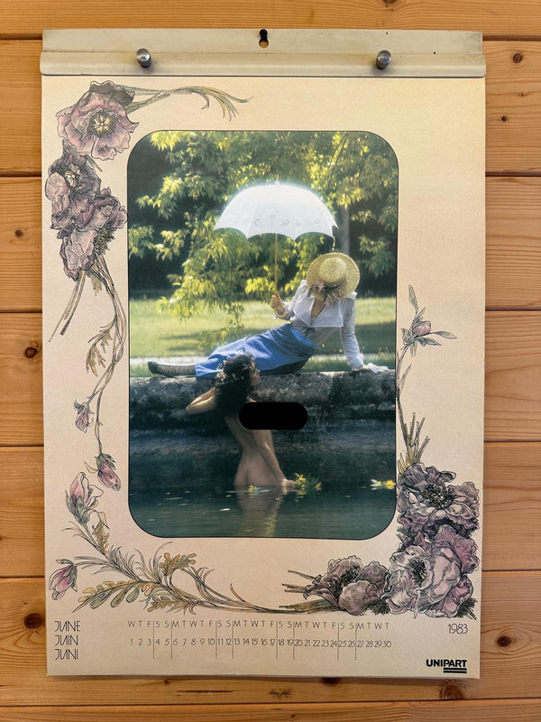 Patrick Lichfield 1983 Unipart Vintage Adult Calendar