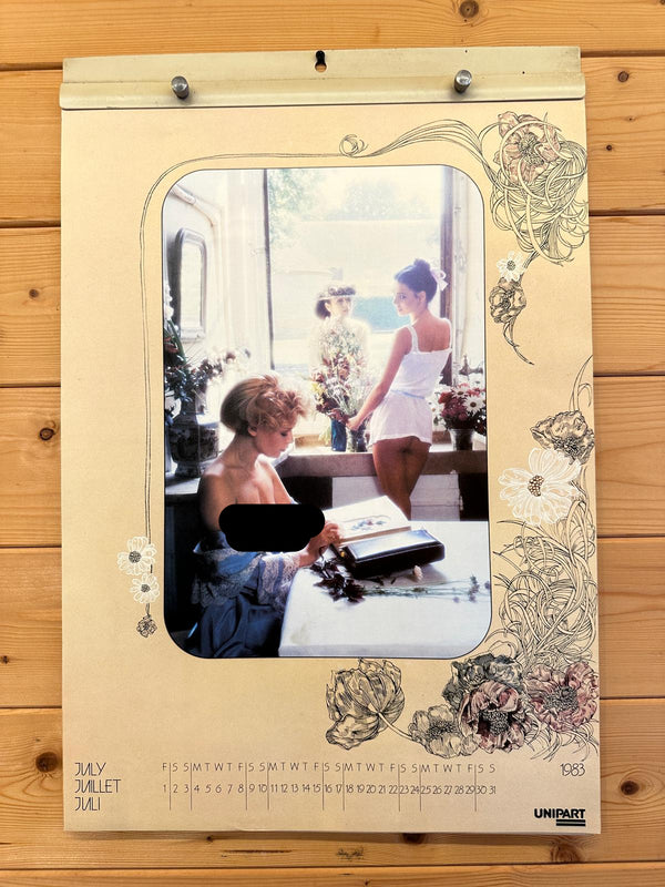 Patrick Lichfield 1983 Unipart Vintage Adult Calendar