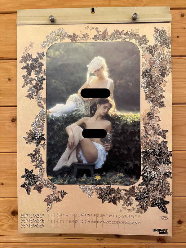 Patrick Lichfield 1983 Unipart Vintage Adult Calendar