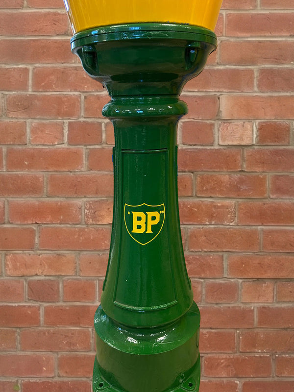 BP Energic Petrol Pump with Glass Globe