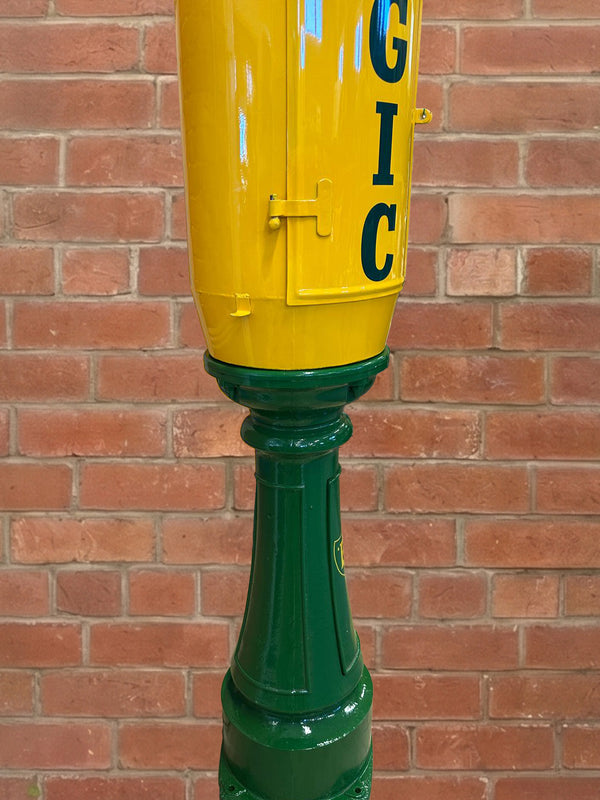 BP Energic Petrol Pump with Glass Globe