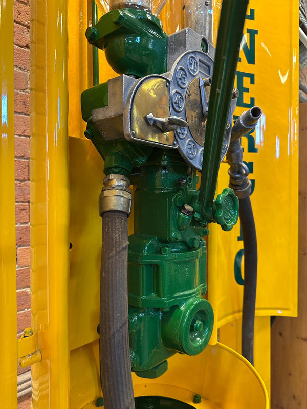 BP Energic Petrol Pump with Glass Globe