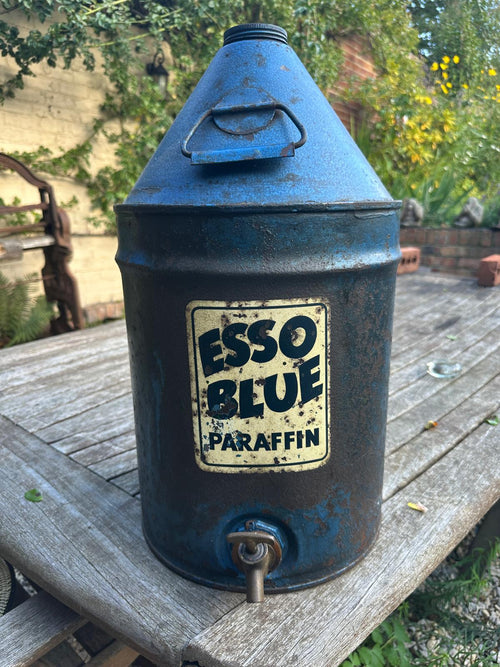 Esso Blue Paraffin Dispenser with Tap