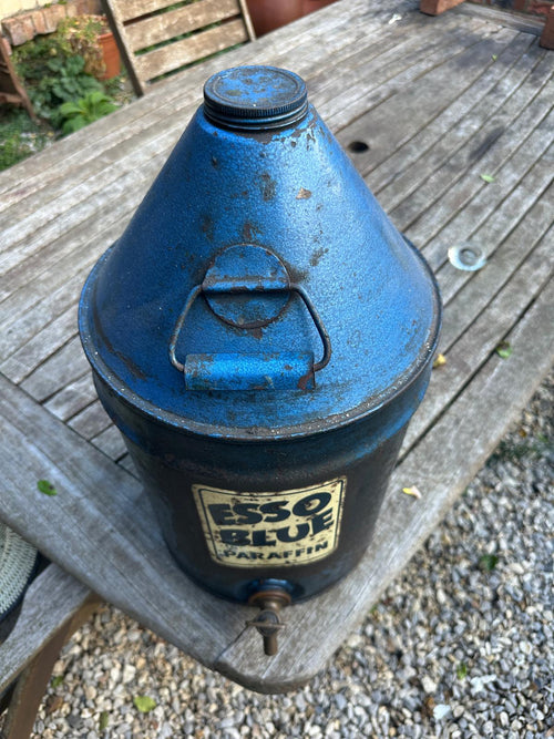 Esso Blue Paraffin Dispenser with Tap