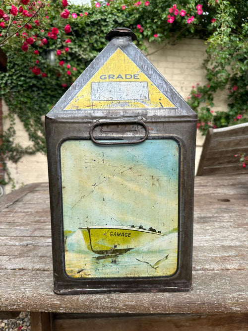 Gamages Motor Oil Pyramid can