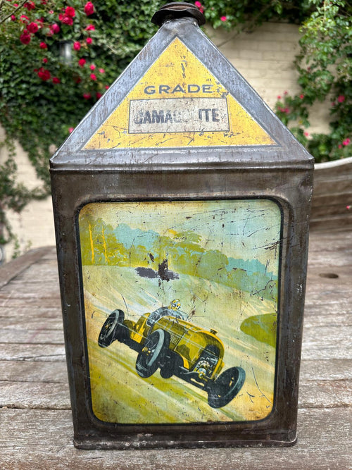 Gamages Motor Oil Pyramid can