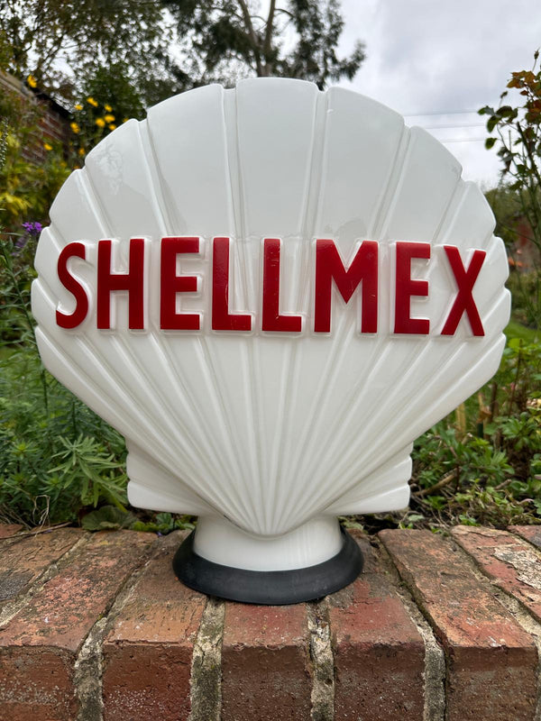 Shellmex Glass Petrol Pump Globe