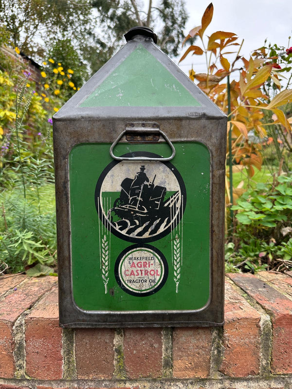 Agri-Castrol 5 Gallon Pyramid Oil Can