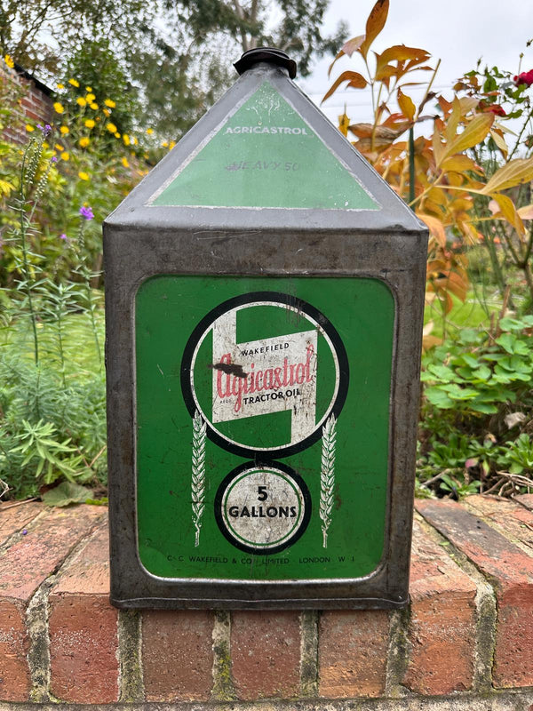 Agri-Castrol 5 Gallon Pyramid Oil Can
