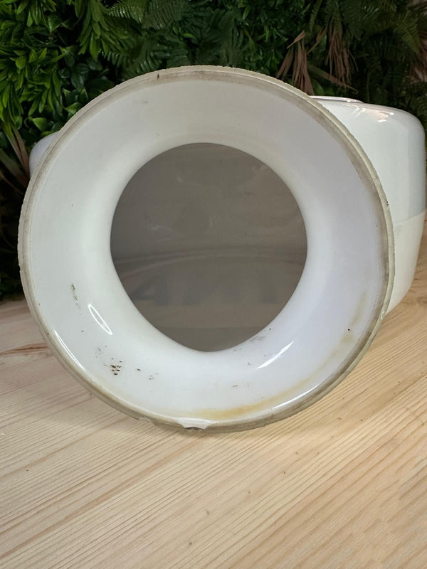 Fina Super Glass Petrol Pump Globe