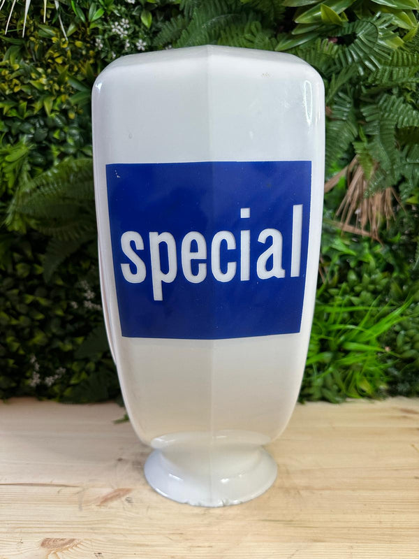 Fina Special Glass Petrol Pump Globe