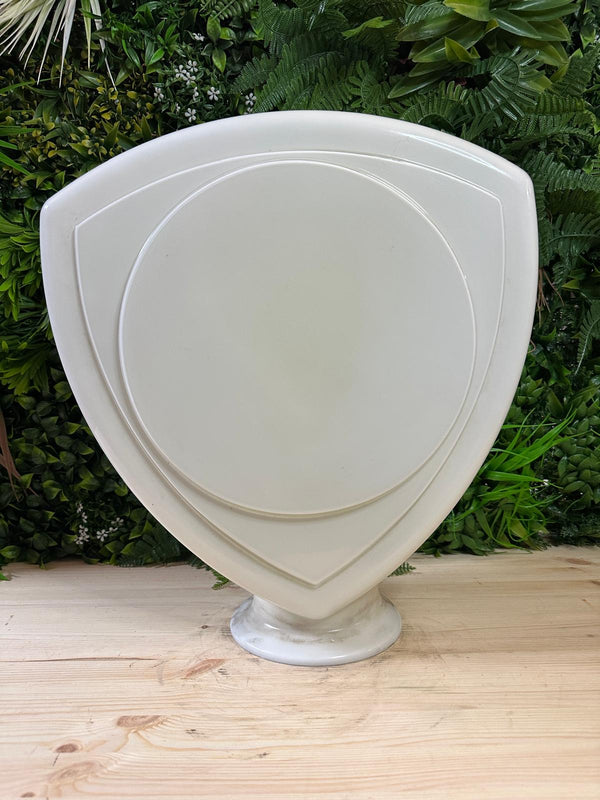 Fina Blank Glass Petrol Pump Globe