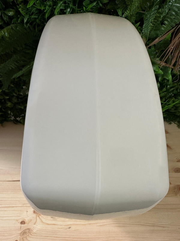 Fina Blank Glass Petrol Pump Globe