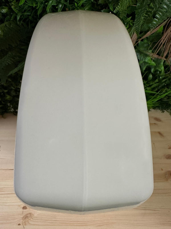 Fina Blank Glass Petrol Pump Globe
