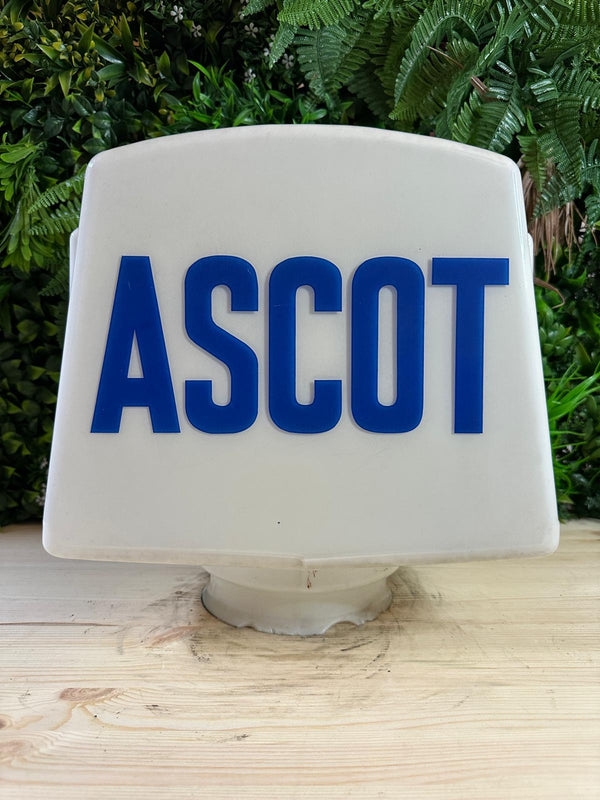 Ascot Glass Petrol Pump Globe