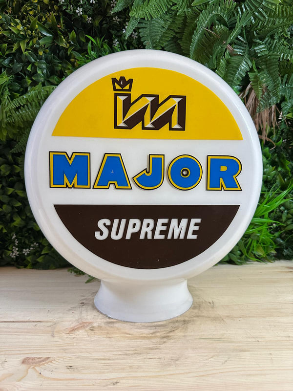 Major Supreme Glass Petrol Pump Globe