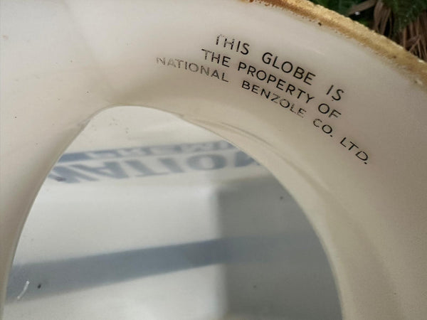 National Premium Glass Petrol Pump Globe