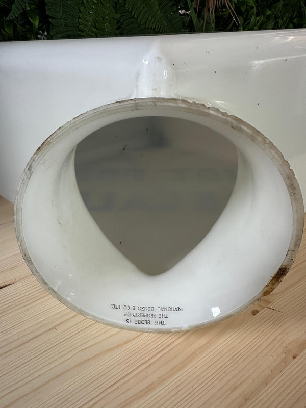 Not for Resale Glass Petrol Pump Globe