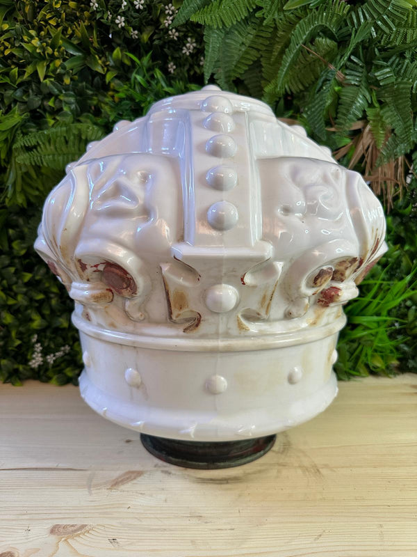 Standard Oil Crown Glass Petrol Pump Globe