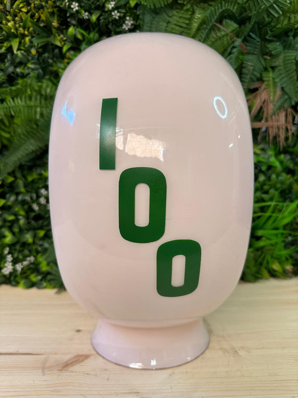 Jet 100 Glass Petrol Pump Globe
