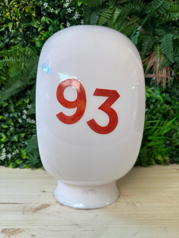 Jet 93 Glass Petrol Pump Globe