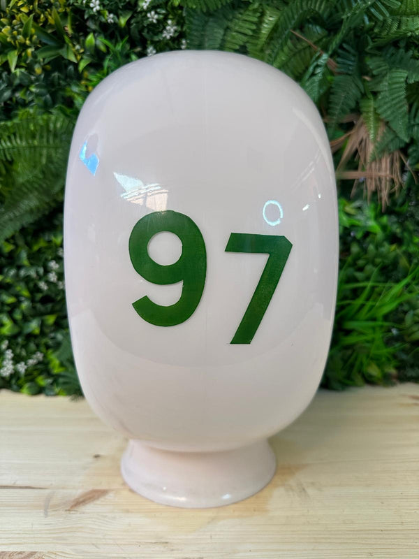 Jet 97 Glass Petrol Pump Globe