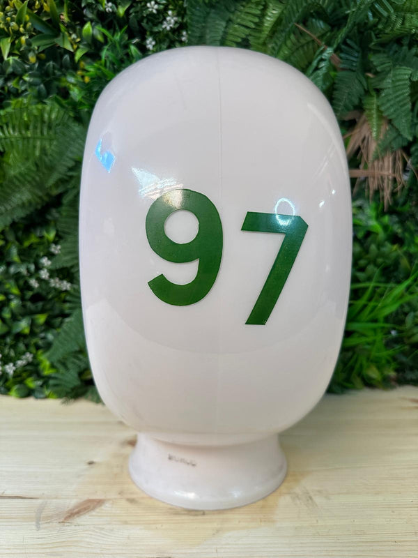 Jet 97 Glass Petrol Pump Globe