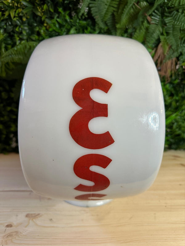 Esso Glass Petrol Pump Globe