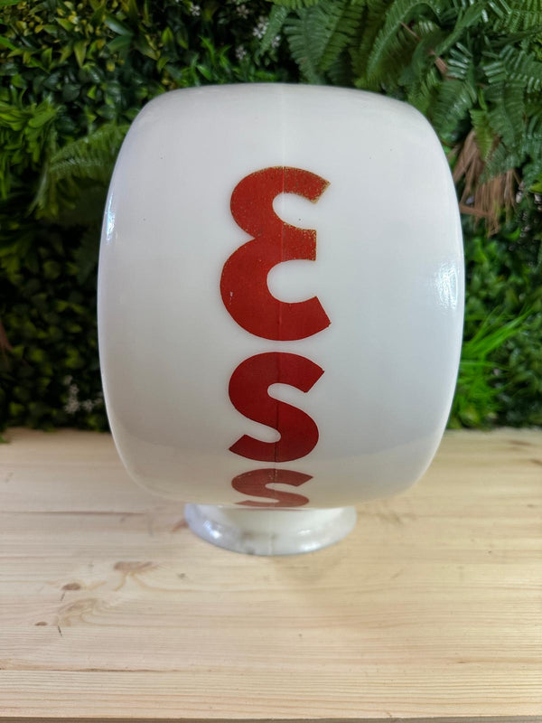 Esso Glass Petrol Pump Globe