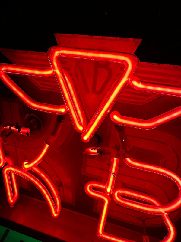 KB TV and Radio Neon Sign with FREE Radio