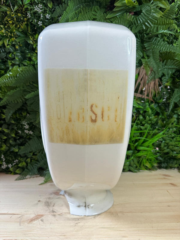 Fina Glass Diesel Pump Globe
