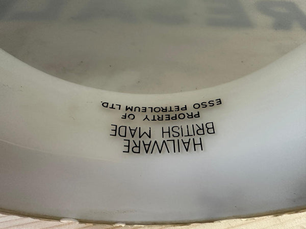 Not For Resale Oval Glass Petrol Pump Globe