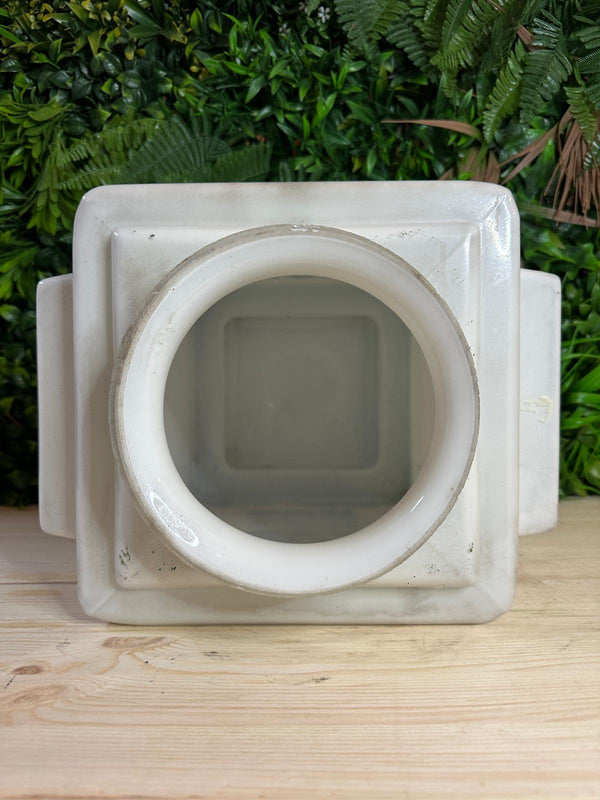 Not For Resale Square With Wings Glass Petrol Pump Globe