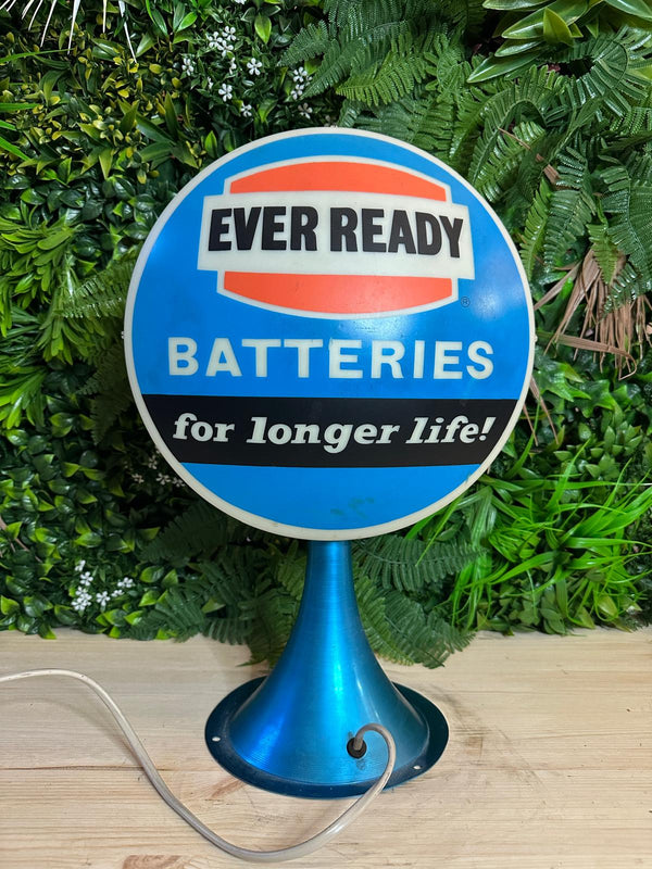 Ever Ready Light Up Advertising Sign