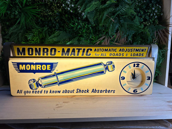 Monroe Revolving Light Up Sign