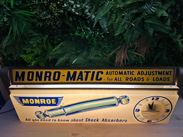Monroe Revolving Light Up Sign