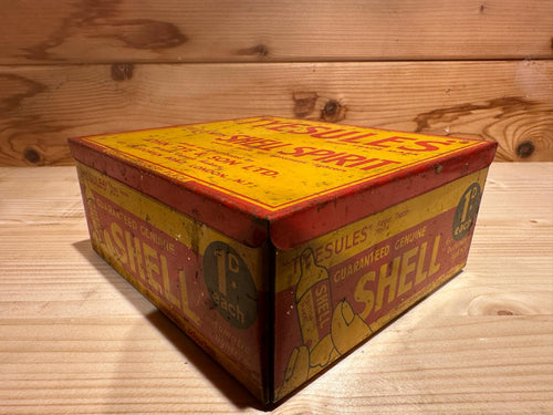 Tysules Shell Spirit Lighter Fuel Tin