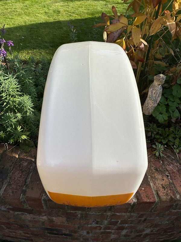 Fina Shield Diesel Glass Petrol Pump Globe
