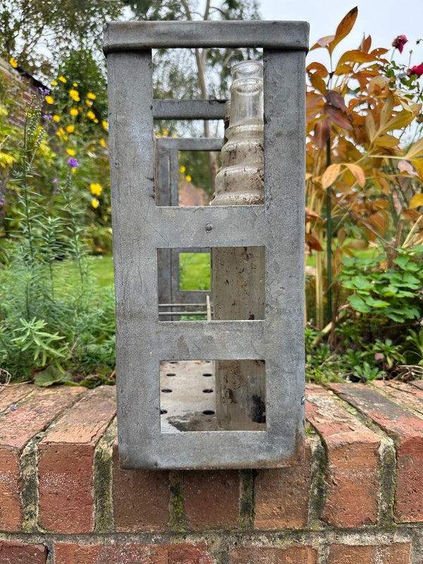 Esso Lube Metal Crate with 4 Bottles