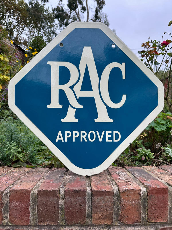 RAC Approved Diamond Double Sided Enamel Sign