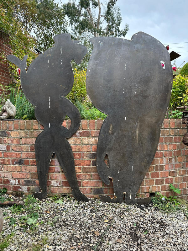 Mr & Mrs Drip Enamel Signs