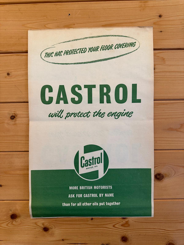 Castrol Paper Car Mats Double Sided