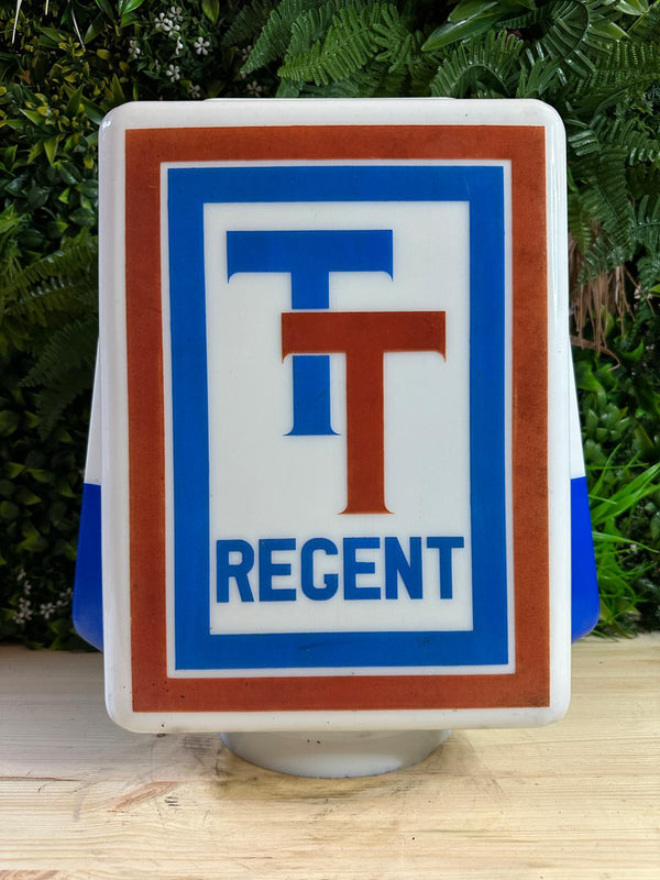 TT Regent Glass Petrol Pump Globe