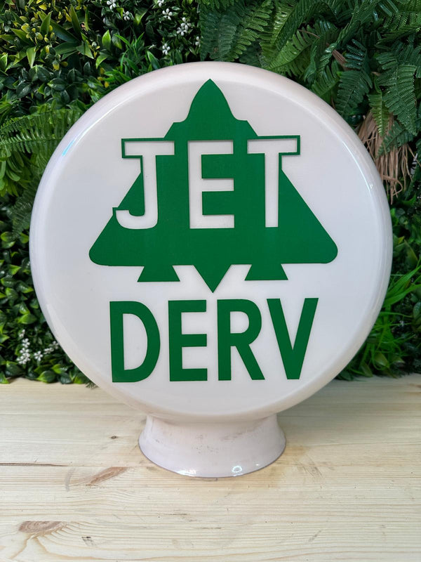 Jet DERV Glass Petrol Pump Globe