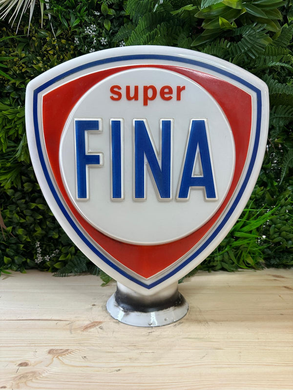 Super Fina Glass Petrol Pump Globe