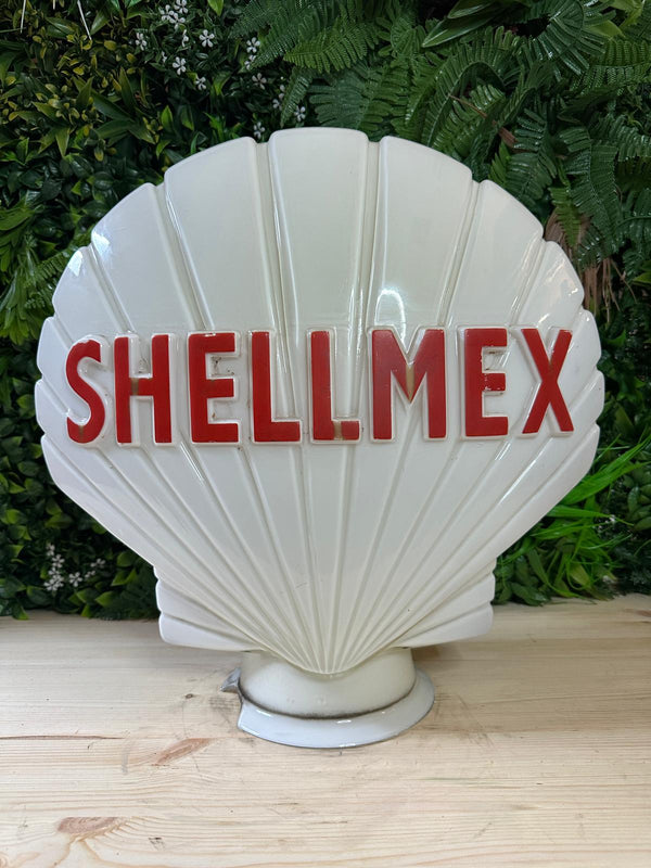 Shellmex Glass Petrol Pump Globe