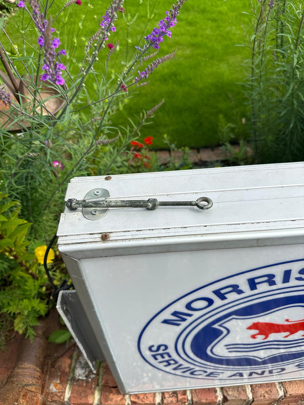 Morris Minor Service and Spares Illuminated Double Sided Light Box