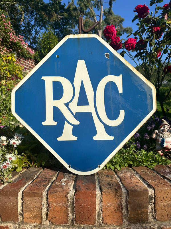 RAC Enamel Double Sided Sign