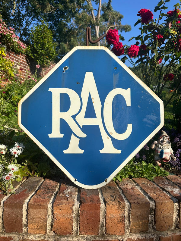 RAC Enamel Double Sided Sign